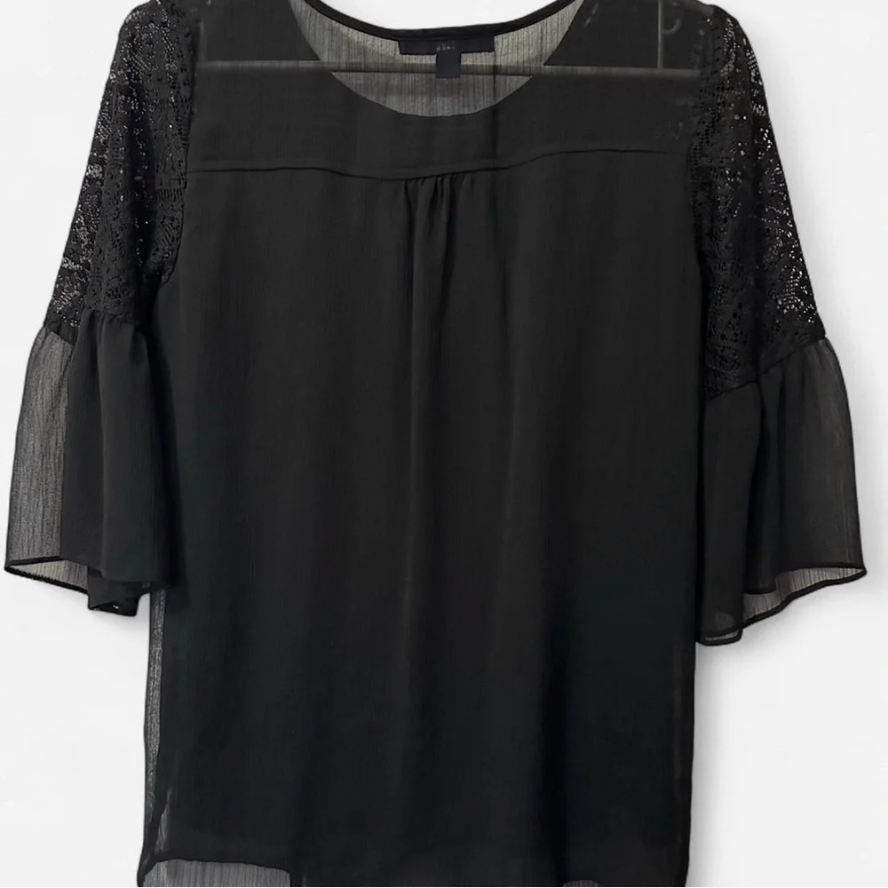 Apt. 9 Black Lace Blouse - Picture 5 of 7